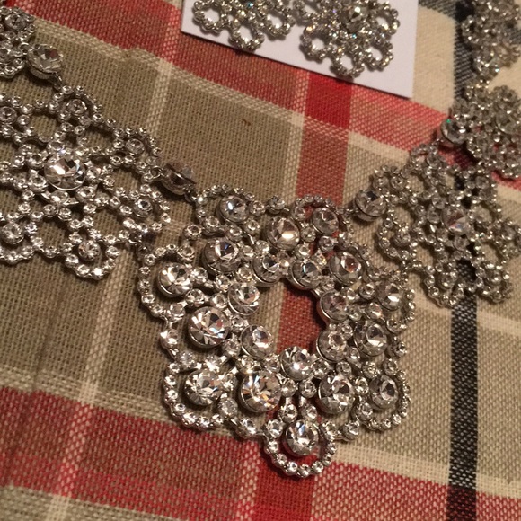 Kate spade sparkle necklace earrings NWT wedding - Picture 3 of 4